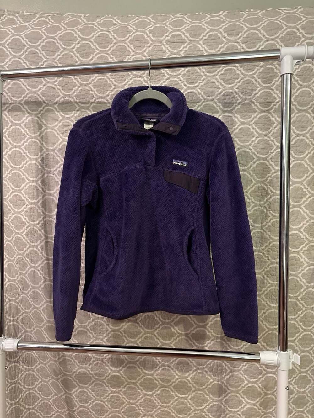 Patagonia Women's Re-Tool Snap-T Fleece Pullover Purple Size S